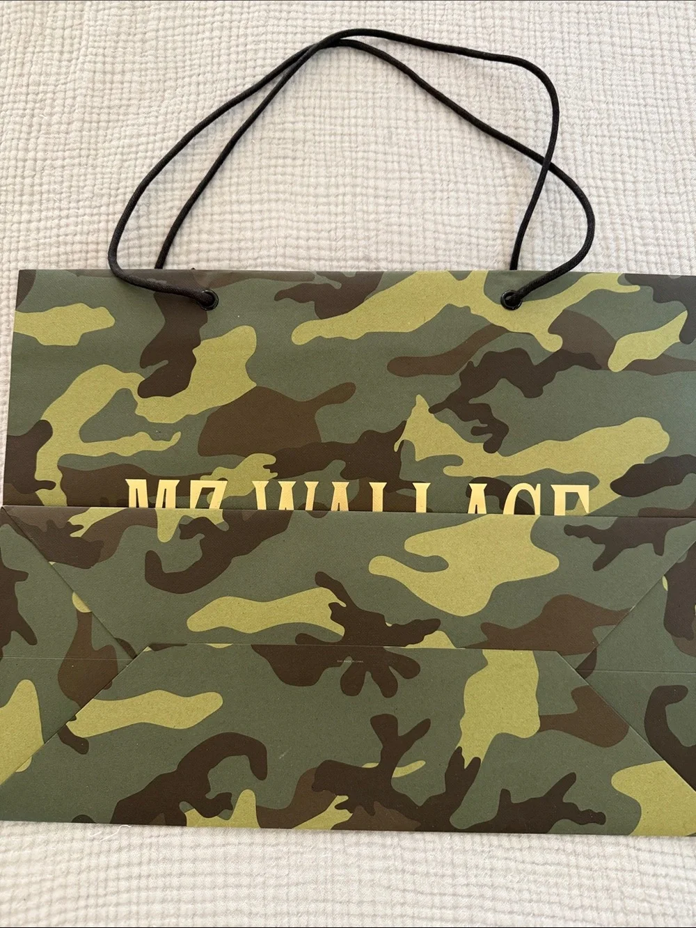 MZ WALLACE Camo Paper Shopping Bag